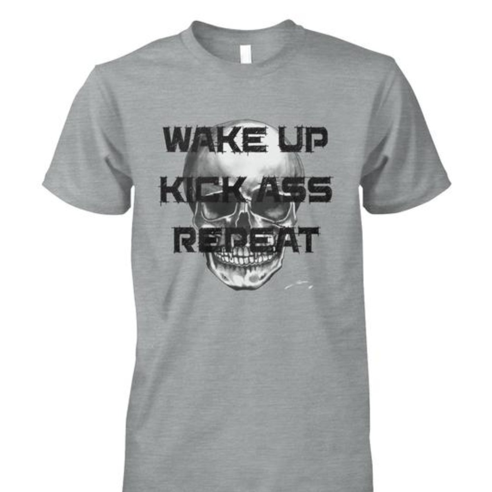 NEW Wake Up Kick Ass T-Shirt #8236868